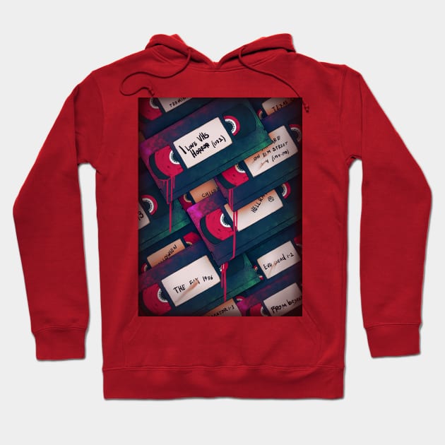 VHS horror fan Hoodie by Kotolevskiy